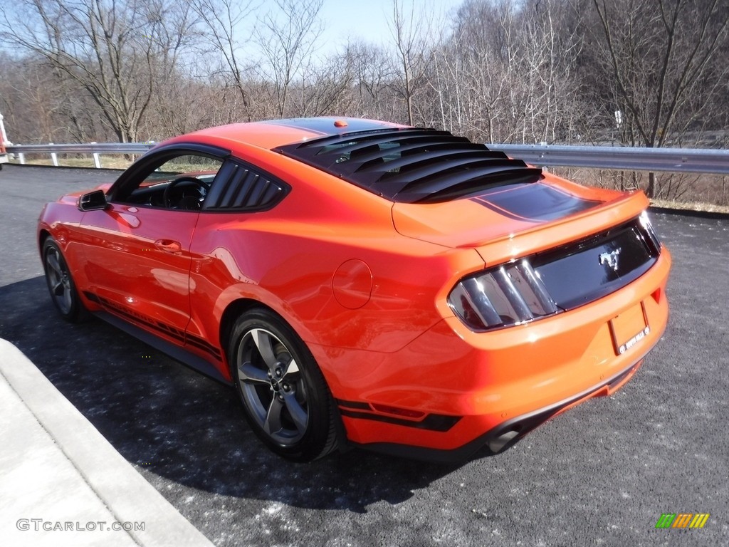 2016 Mustang EcoBoost Coupe - Competition Orange / Ebony photo #11