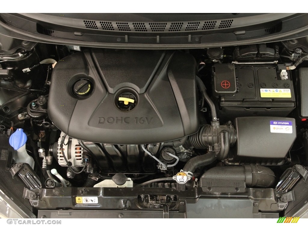 2015 Elantra Limited Sedan - Black Diamond / Gray photo #15
