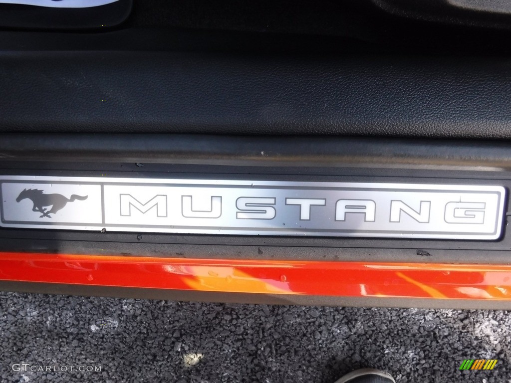 2016 Mustang EcoBoost Coupe - Competition Orange / Ebony photo #17
