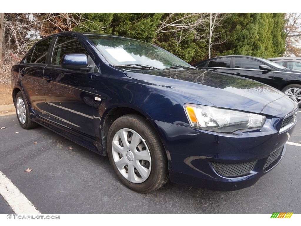 Cosmic Blue 2014 Mitsubishi Lancer ES Exterior Photo #118528213