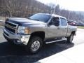 2012 Graystone Metallic Chevrolet Silverado 2500HD LT Crew Cab 4x4  photo #9