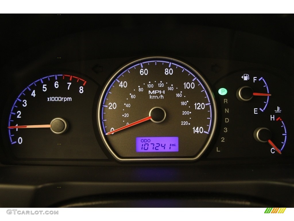 2007 Elantra GLS Sedan - Regatta Blue / Gray photo #7