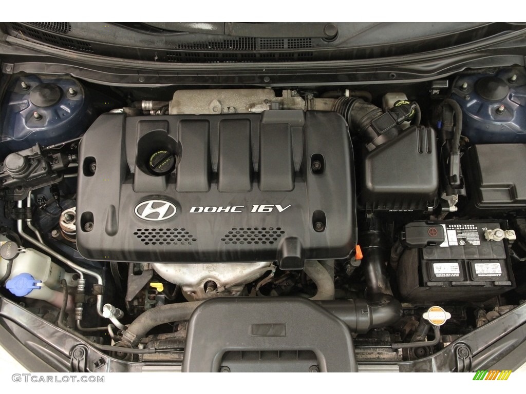 2007 Elantra GLS Sedan - Regatta Blue / Gray photo #18