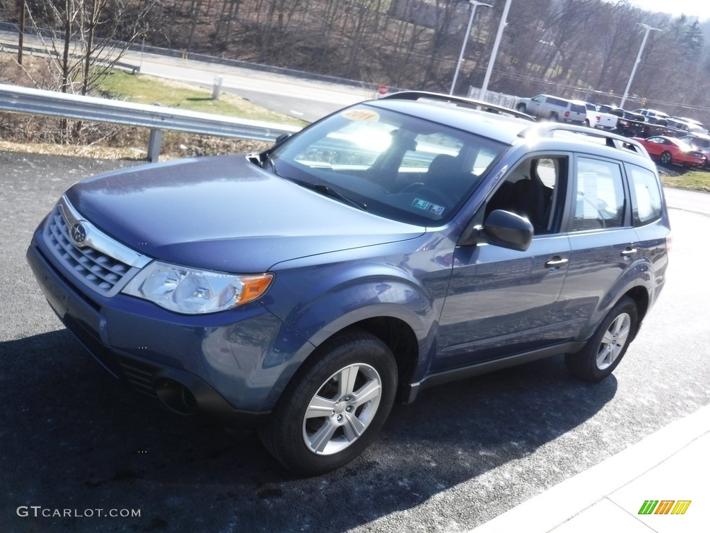 2011 Forester 2.5 X - Marine Blue Metallic / Black photo #5