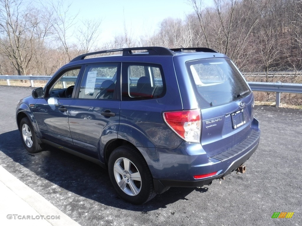 2011 Forester 2.5 X - Marine Blue Metallic / Black photo #7