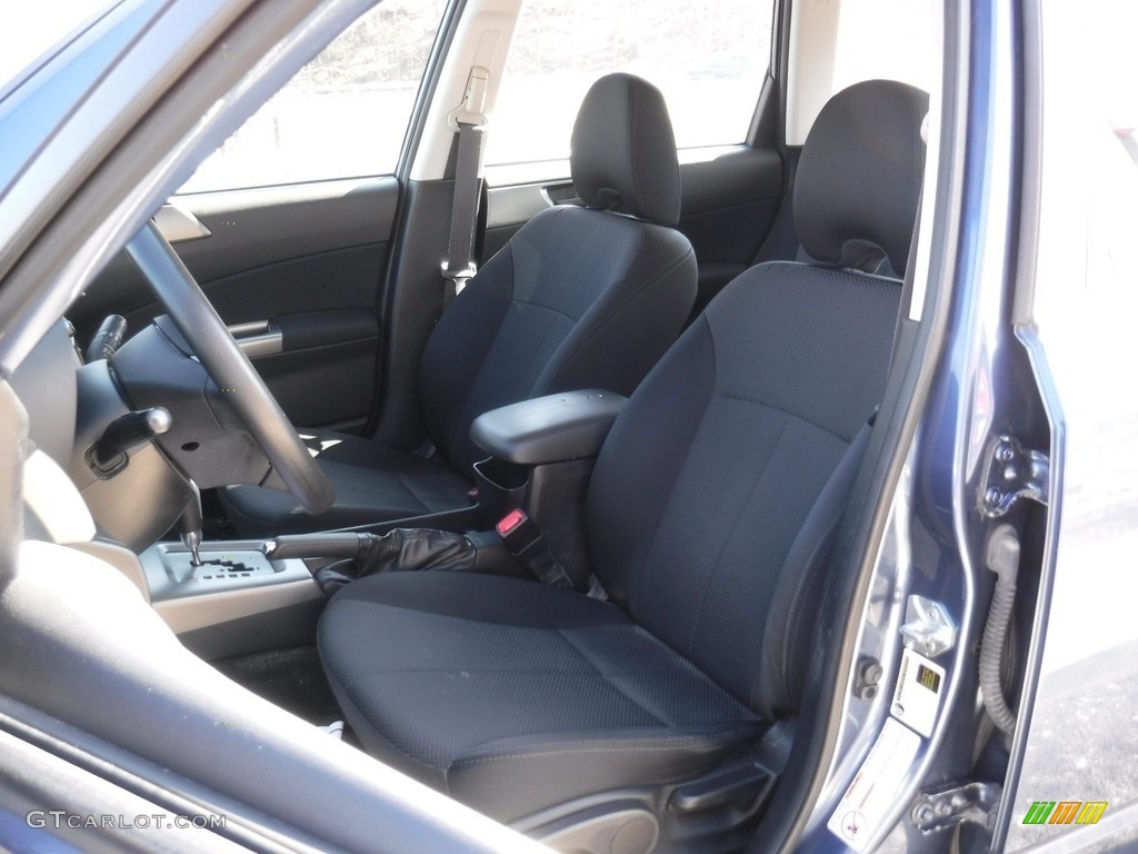 2011 Forester 2.5 X - Marine Blue Metallic / Black photo #13
