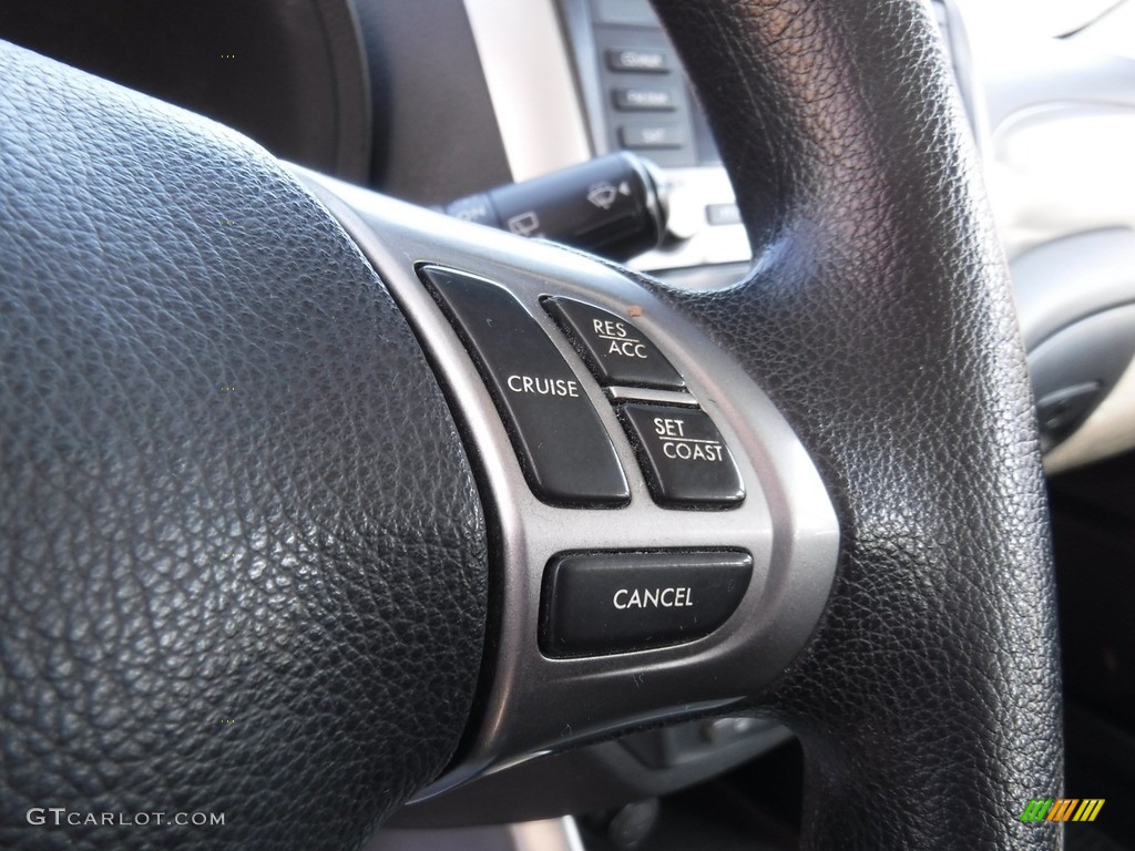 2011 Forester 2.5 X - Marine Blue Metallic / Black photo #19