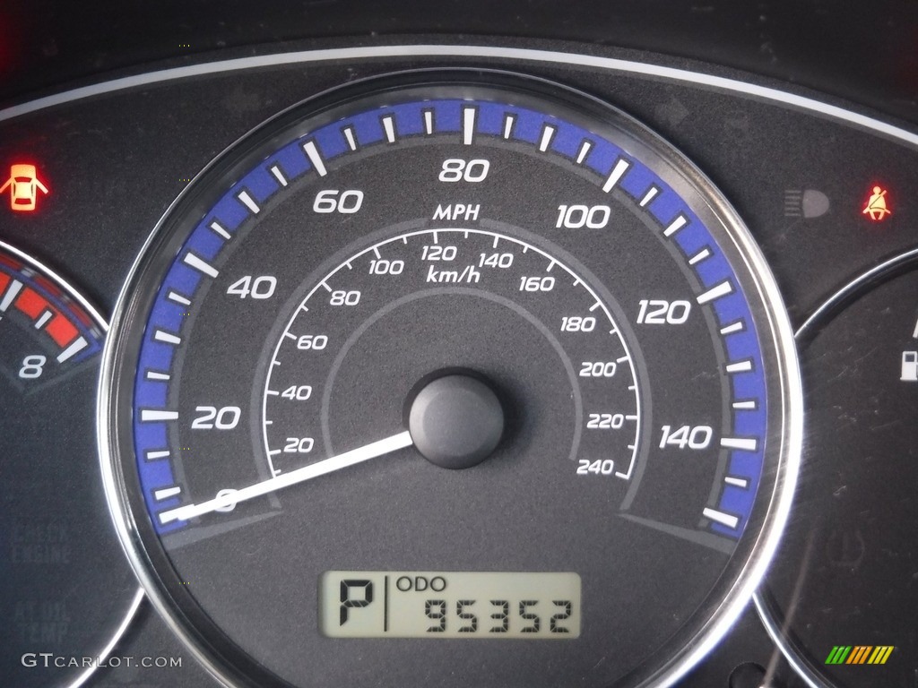 2011 Forester 2.5 X - Marine Blue Metallic / Black photo #25