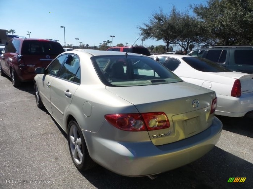 2004 MAZDA6 s Sedan - Pebble Ash Metallic / Beige photo #2