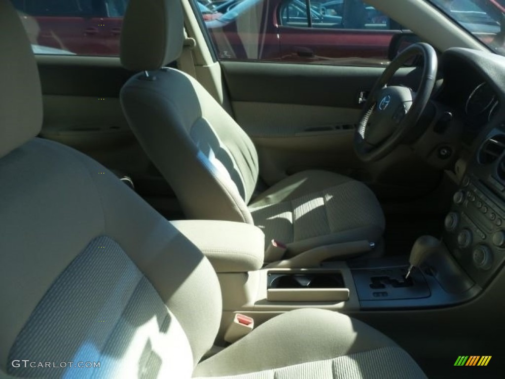 2004 MAZDA6 s Sedan - Pebble Ash Metallic / Beige photo #5