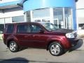 2015 Dark Cherry Pearl Honda Pilot EX-L 4WD  photo #2