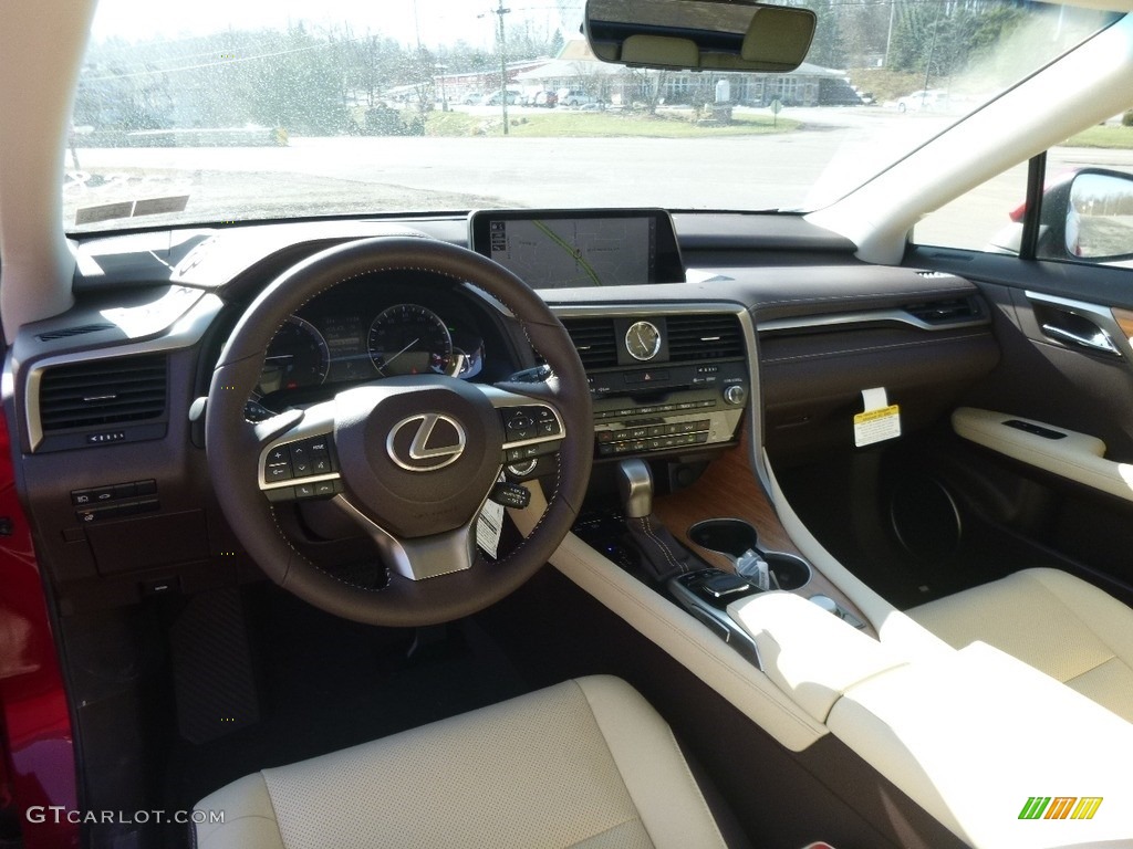Parchment Interior 2017 Lexus RX 350 AWD Photo #118534041