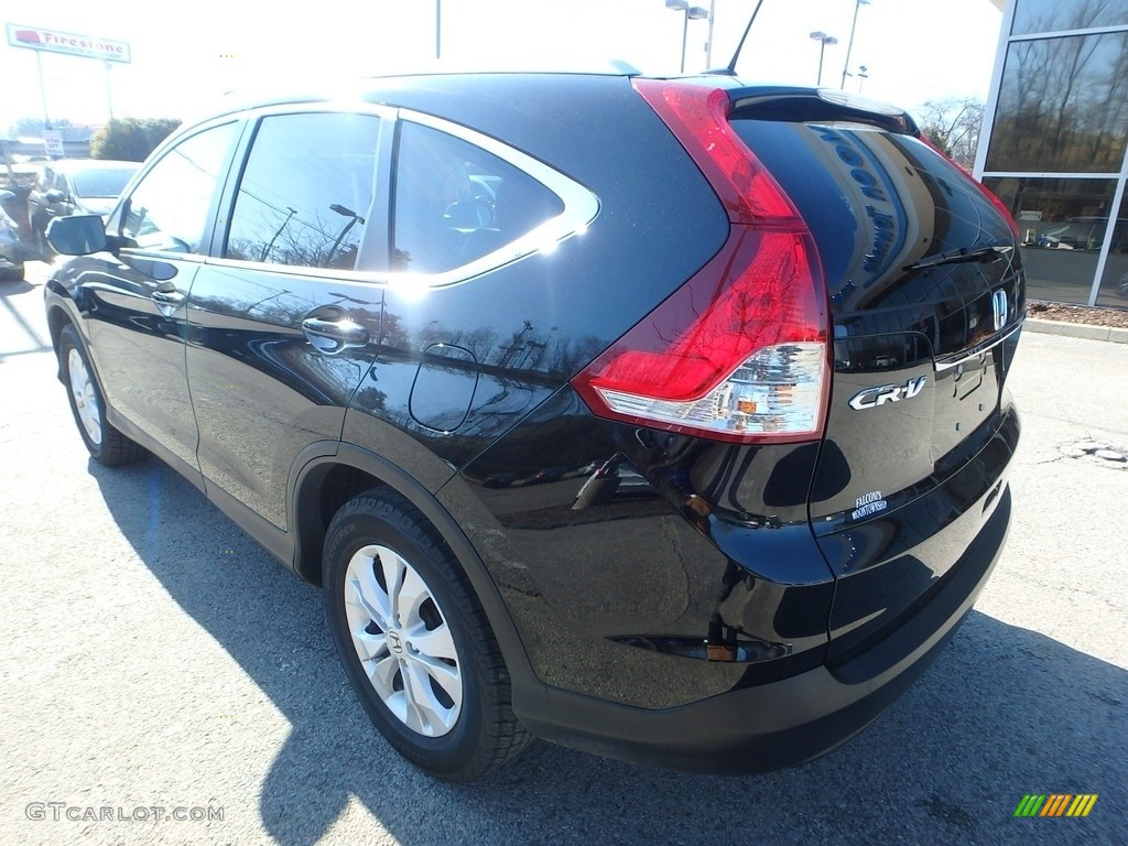 2014 CR-V EX-L AWD - Crystal Black Pearl / Black photo #3