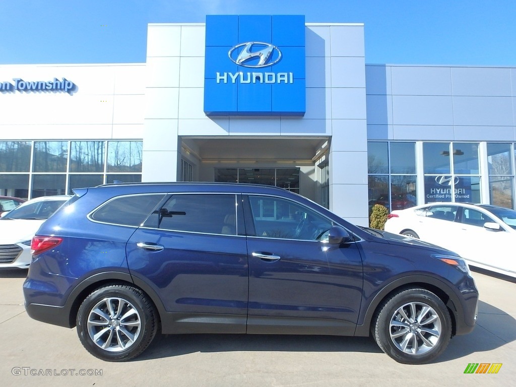Storm Blue Hyundai Santa Fe