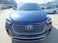 2017 Storm Blue Hyundai Santa Fe SE AWD  photo #7