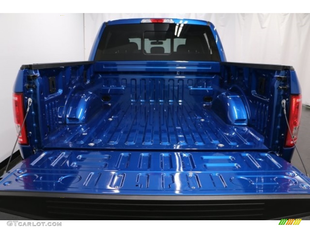 2017 F150 XLT SuperCrew 4x4 - Lightning Blue / Earth Gray photo #9