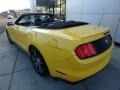 2016 Triple Yellow Tricoat Ford Mustang EcoBoost Premium Convertible  photo #3