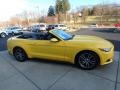 2016 Triple Yellow Tricoat Ford Mustang EcoBoost Premium Convertible  photo #6