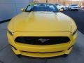 2016 Triple Yellow Tricoat Ford Mustang EcoBoost Premium Convertible  photo #8