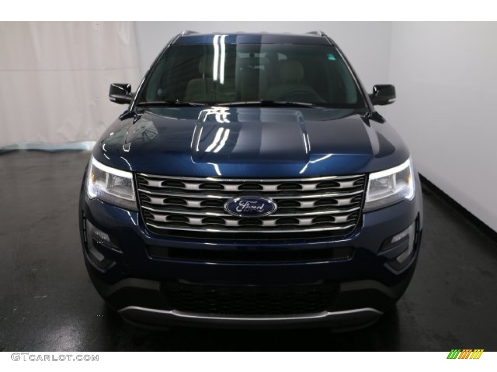 2017 Explorer XLT 4WD - Blue Jeans / Medium Light Camel photo #6