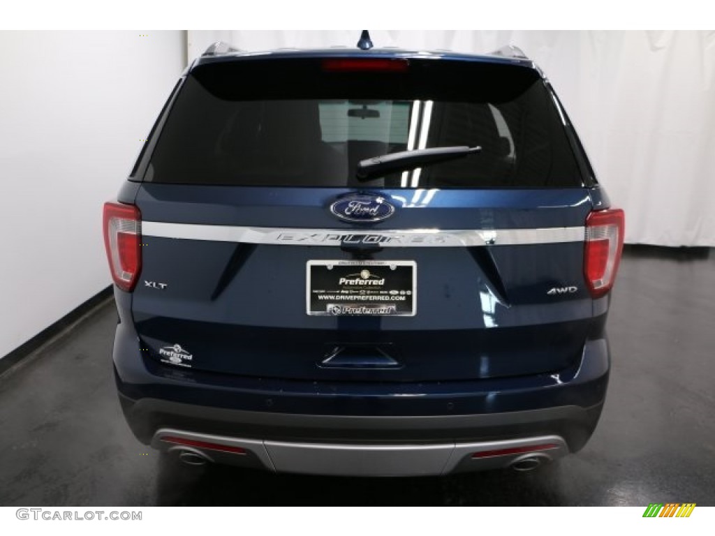 2017 Explorer XLT 4WD - Blue Jeans / Medium Light Camel photo #9