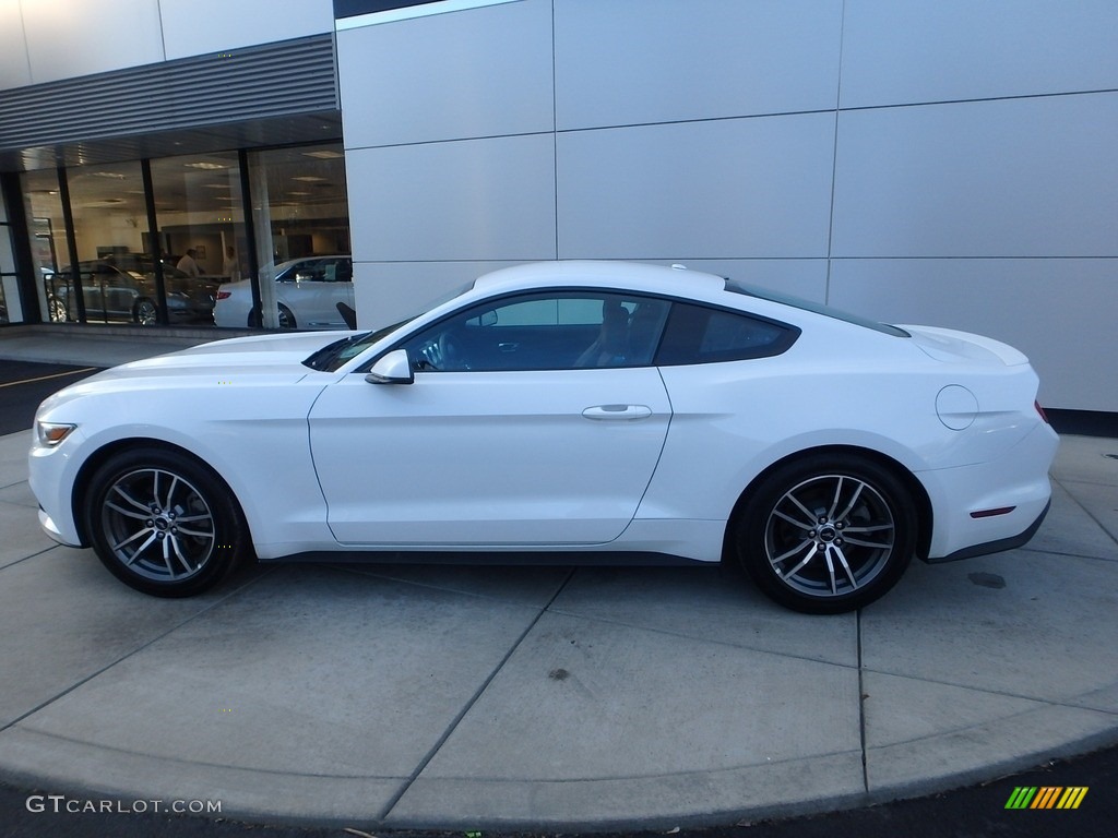 2016 Mustang EcoBoost Premium Coupe - Oxford White / Dark Saddle photo #2
