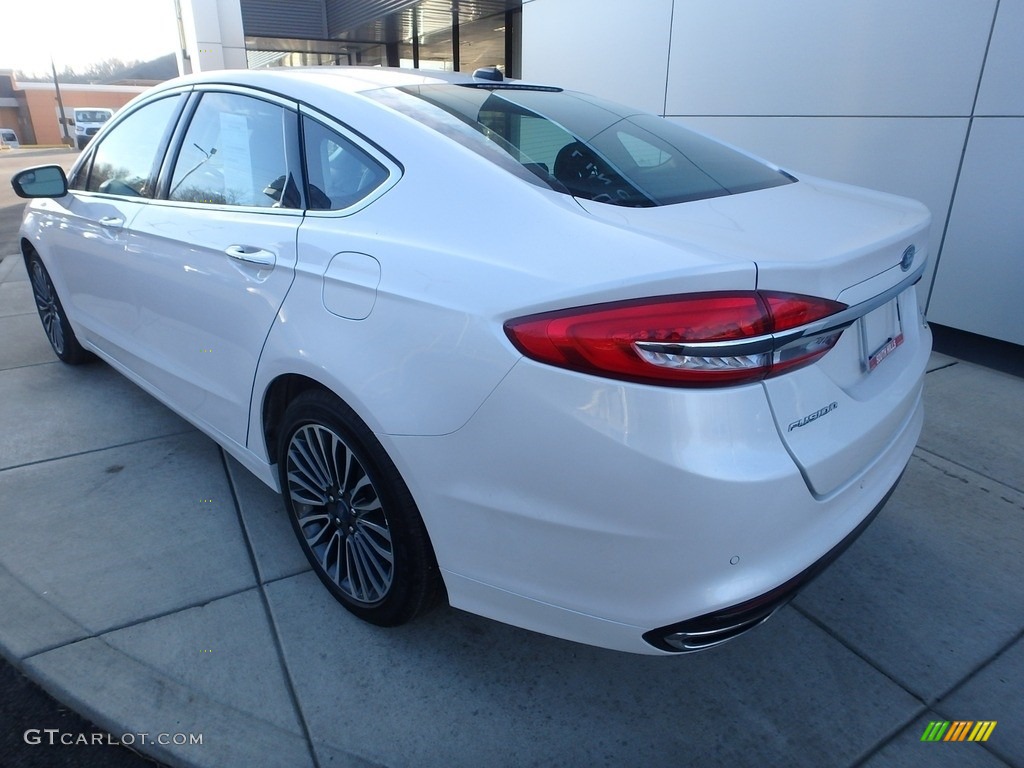 2017 Fusion SE AWD - White Platinum / Ebony photo #3