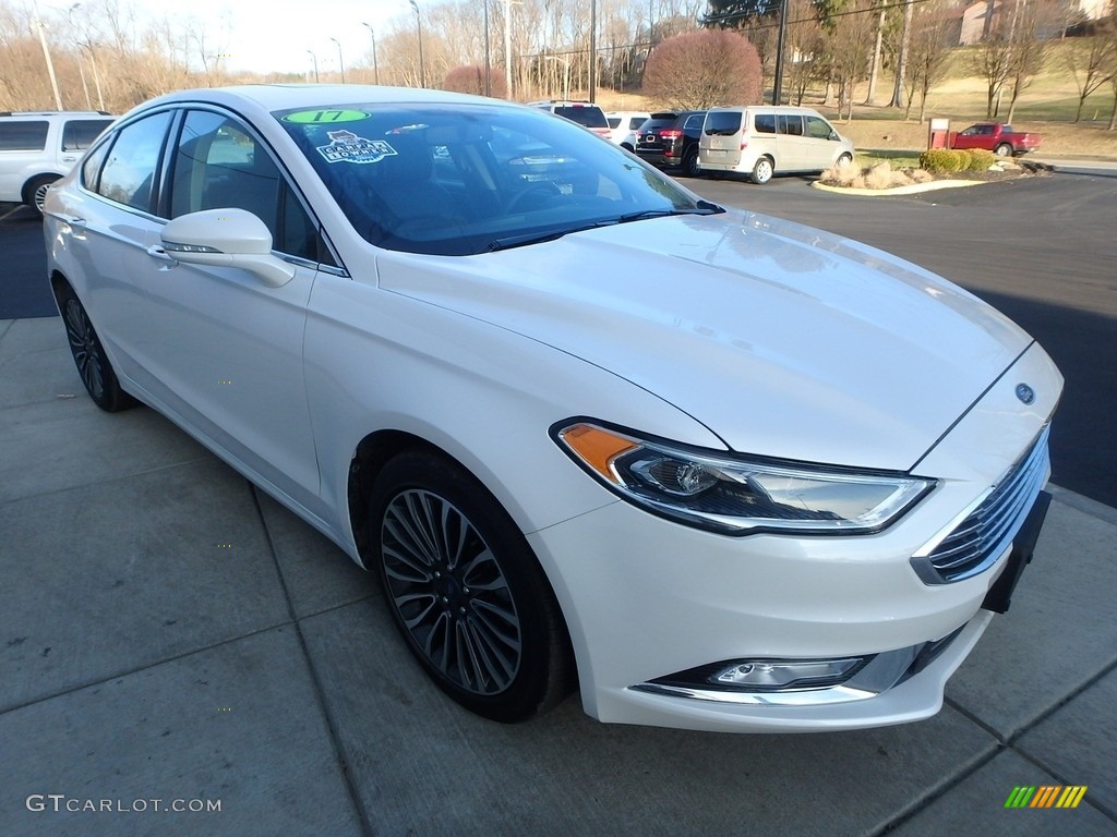 2017 Fusion SE AWD - White Platinum / Ebony photo #7