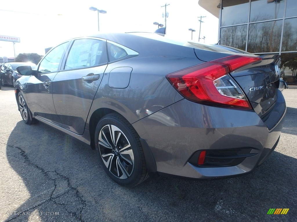 2017 Civic EX-T Sedan - Modern Steel Metallic / Gray photo #2