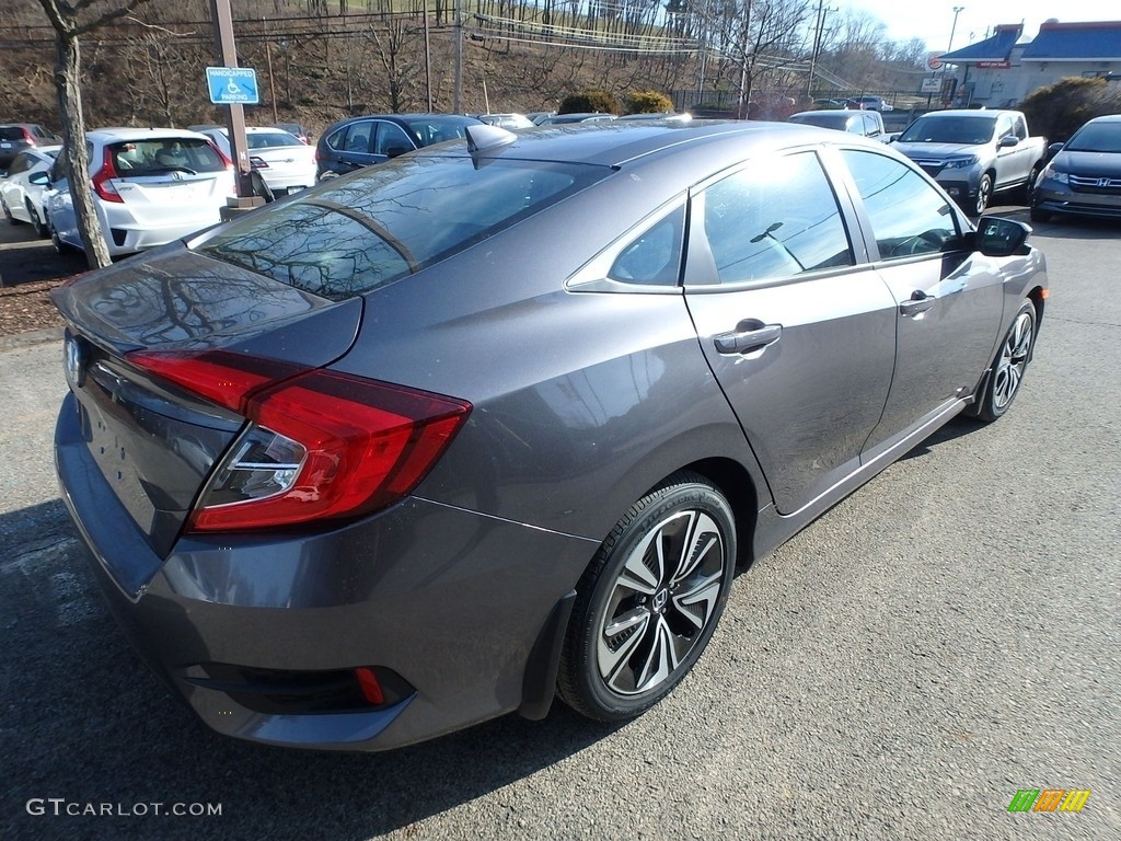 2017 Civic EX-T Sedan - Modern Steel Metallic / Gray photo #3