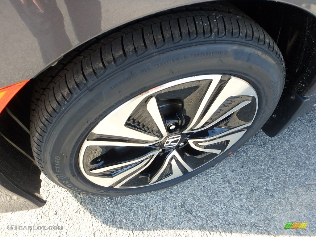 2017 Civic EX-T Sedan - Modern Steel Metallic / Gray photo #7