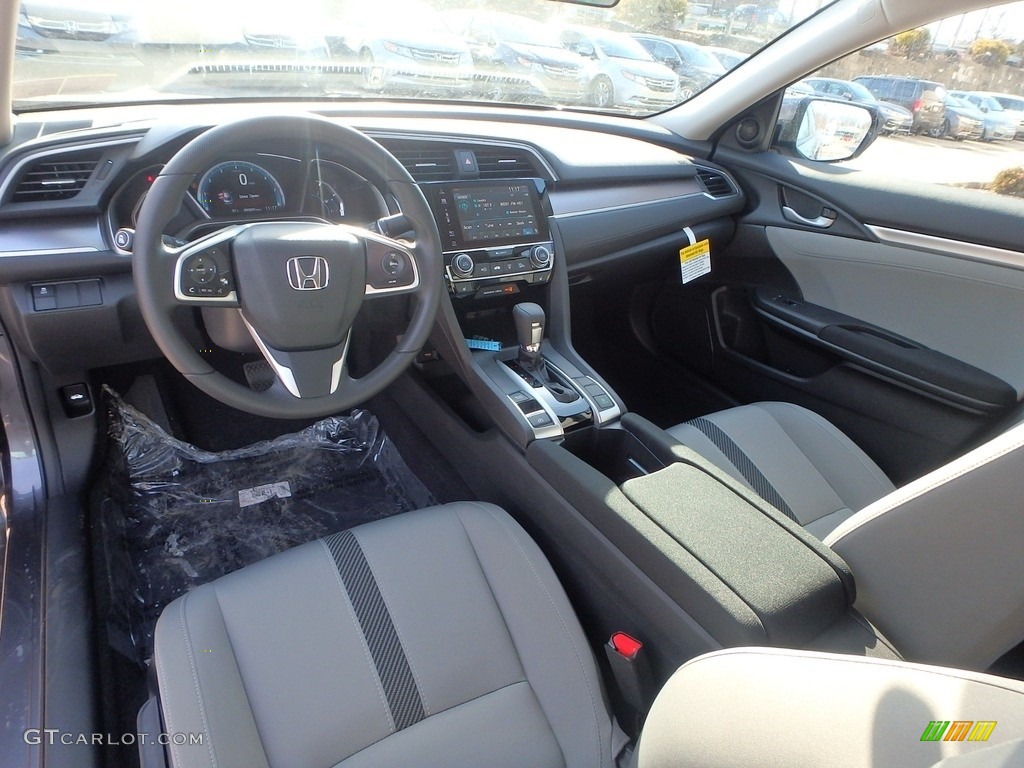 2017 Civic EX-T Sedan - Modern Steel Metallic / Gray photo #10