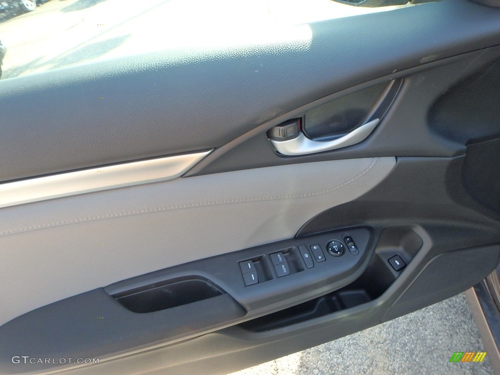 2017 Civic EX-T Sedan - Modern Steel Metallic / Gray photo #11