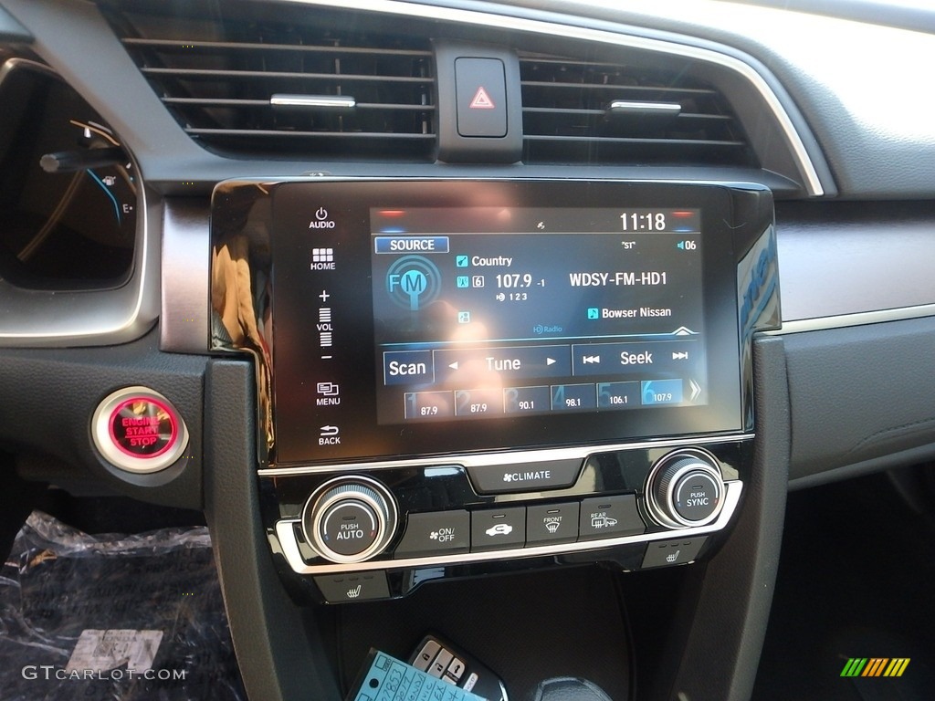 2017 Civic EX-T Sedan - Modern Steel Metallic / Gray photo #13