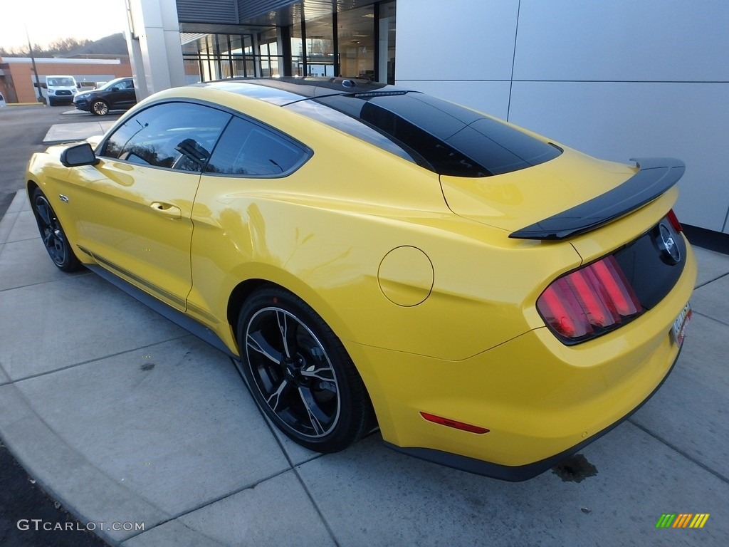 2016 Mustang GT/CS California Special Coupe - Triple Yellow Tricoat / California Special Ebony Black/Miko Suede photo #3