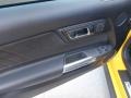 California Special Ebony Black/Miko Suede 2016 Ford Mustang GT/CS California Special Coupe Door Panel