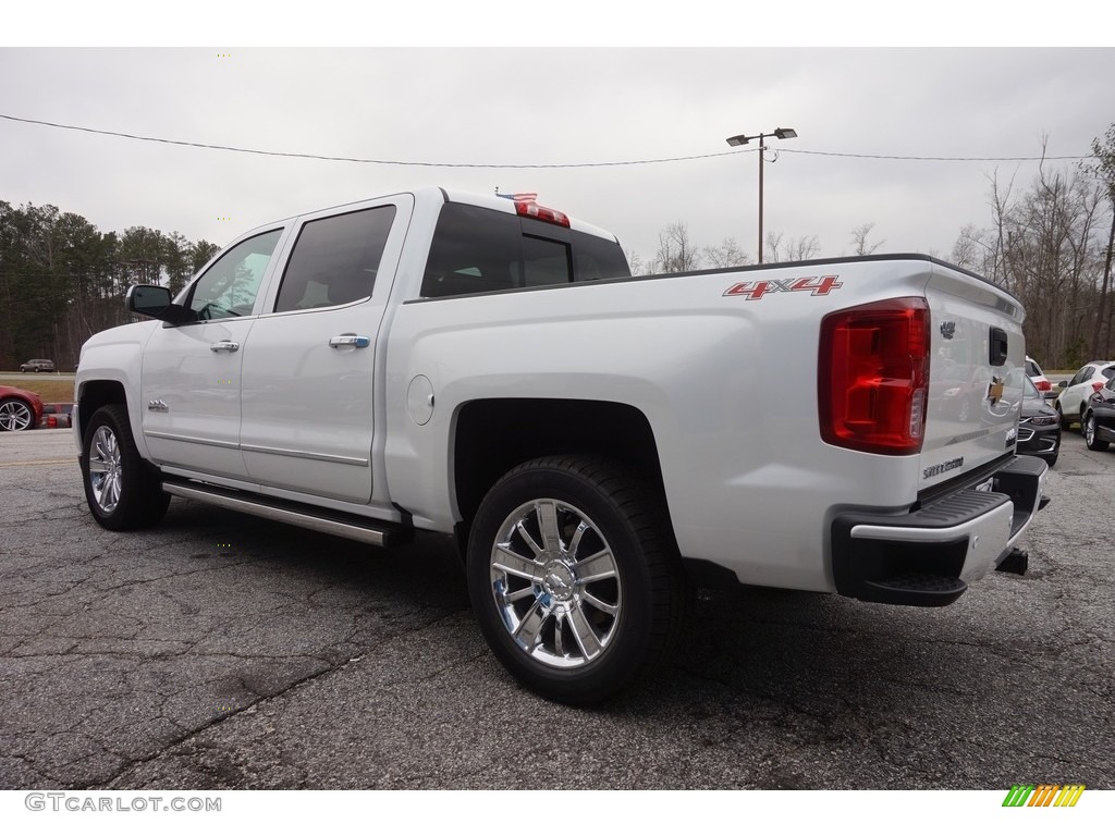 2017 Silverado 1500 High Country Crew Cab 4x4 - Iridescent Pearl Tricoat / High Country Saddle photo #5