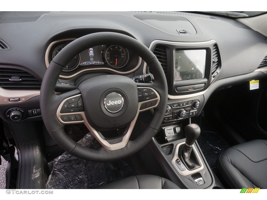 2017 Jeep Cherokee Limited Black Dashboard Photo #118538676