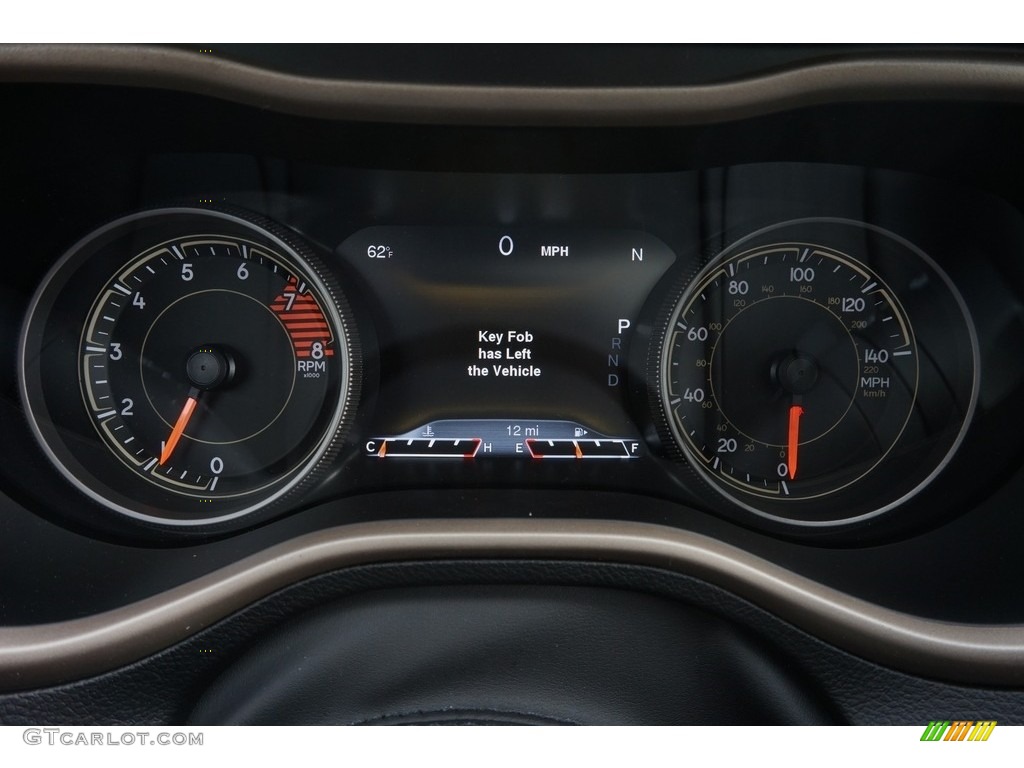 2017 Jeep Cherokee Limited Gauges Photo #118538790