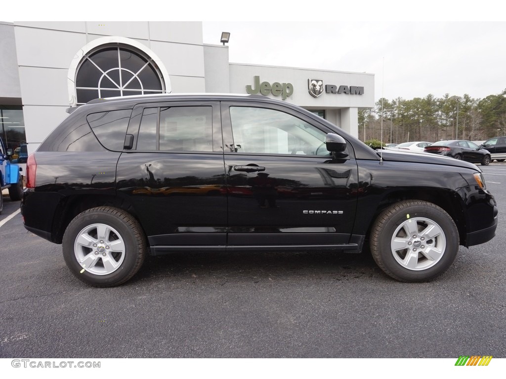 Black 2017 Jeep Compass Latitude Exterior Photo #118539078