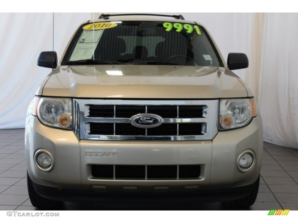 2010 Escape XLT - Gold Leaf Metallic / Charcoal Black photo #4