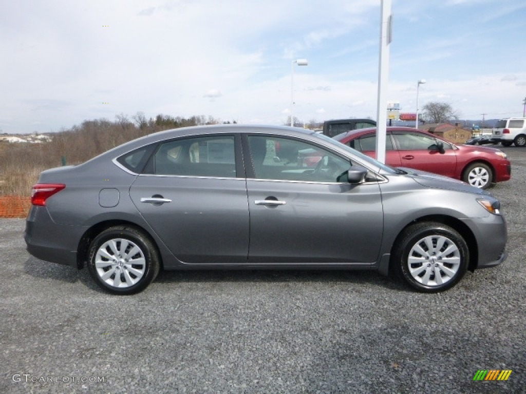 Gun Metallic 2017 Nissan Sentra S Exterior Photo #118539723