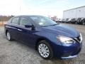 2017 Deep Blue Pearl Nissan Sentra S  photo #1