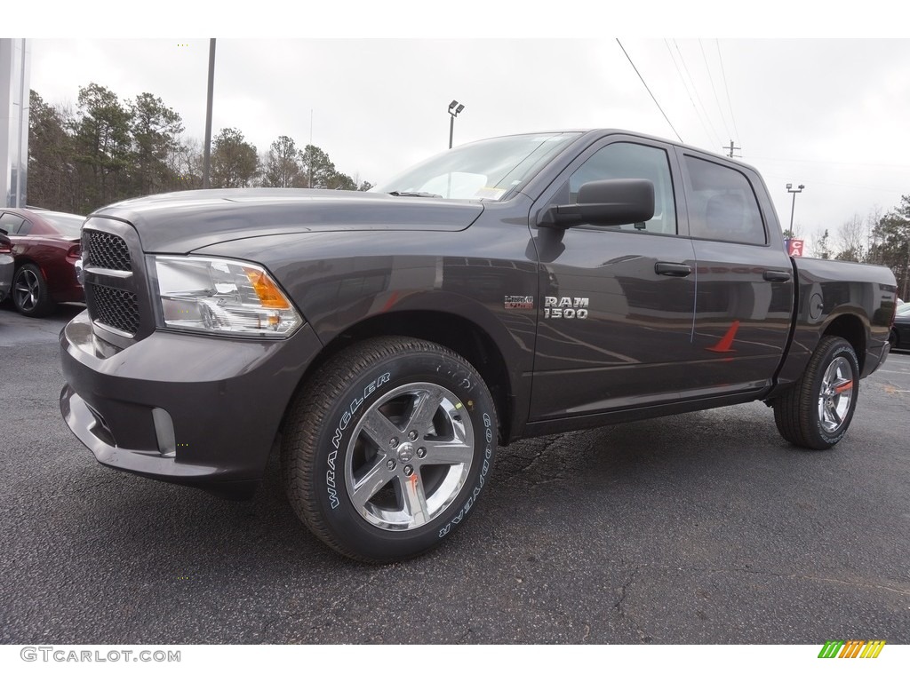 Granite Crystal Metallic 2017 Ram 1500 Express Crew Cab Exterior Photo #118540237
