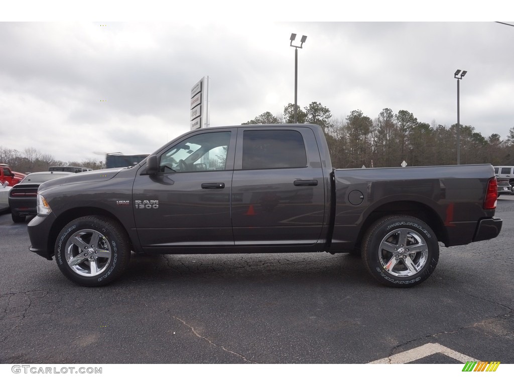 2017 1500 Express Crew Cab - Granite Crystal Metallic / Black/Diesel Gray photo #4