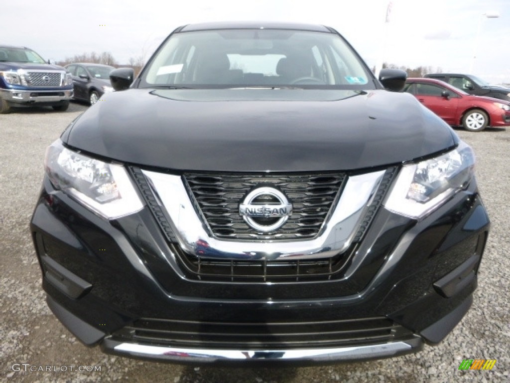 2017 Rogue S AWD - Magnetic Black / Charcoal photo #12