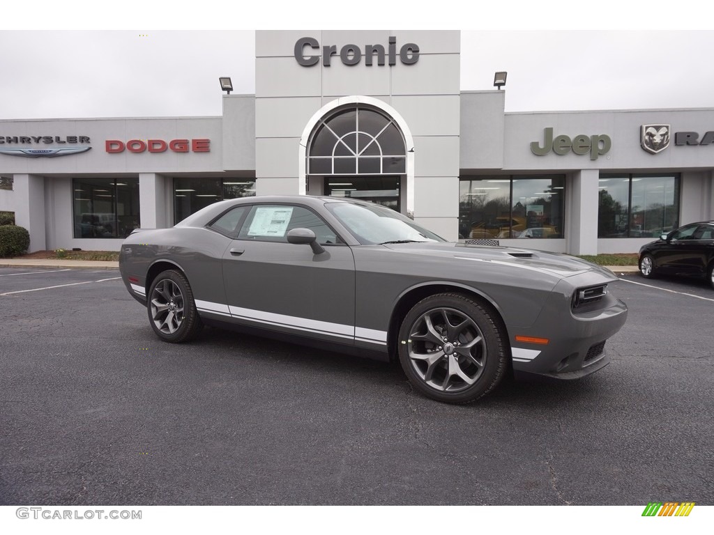 2017 Challenger SXT - Destroyer Grey / Black photo #1