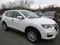 2017 Glacier White Nissan Rogue S AWD  photo #1