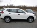 2017 Glacier White Nissan Rogue S AWD  photo #6