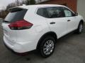 2017 Glacier White Nissan Rogue S AWD  photo #7